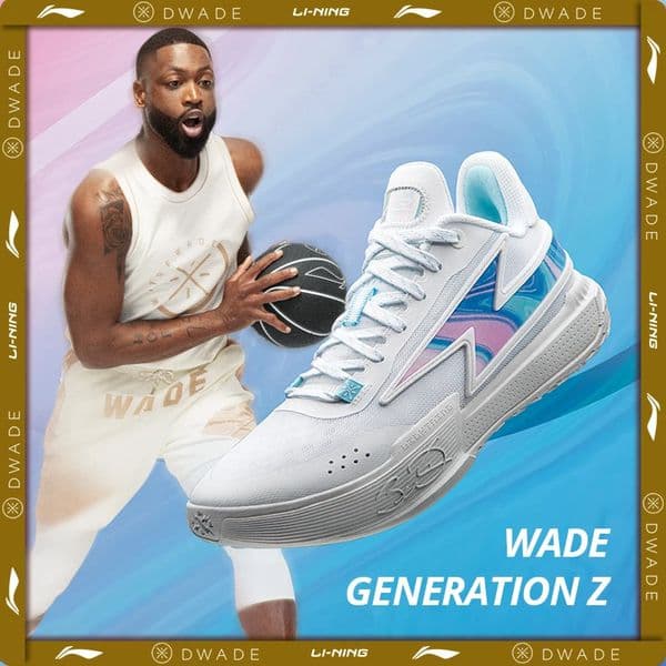 LiNing Men WADE GENERATION Z On Court Basketball Shoes Breathable Wearable Cushion Son of Flash Basic Team AU027 250619
