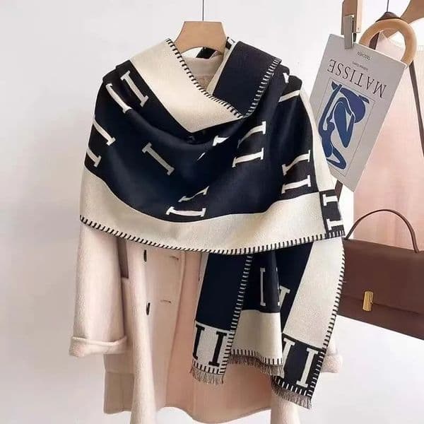 Designer scarf silk scarf for women cashmere scarf prepared for winter fashion Long Wraps Classic Women scarf can warm the whole winter 01