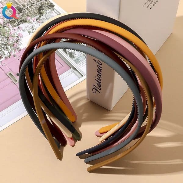 Plastic Frosted Nonslip Face Wash Hairbands Headband Women Girls Hair Head Hoop Bands Scrunchie Accessories Headdress Ornaments 250605