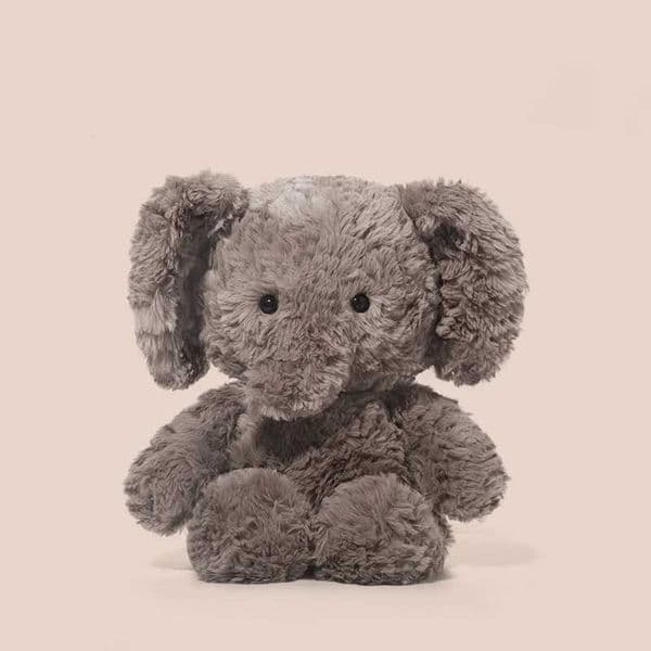 37cm Kaii Soft Plush Toys Elephant Baby Cute ffed low Appease Toy Birthday Gift Ro Decoration Y250619 XJ260303