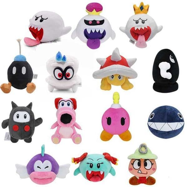 Cartoon Plush Toys Soft Fed Ninja King Boo Bbette Cheep Chp Lady Bow Gob Doll Kids Birthday Xmas Gifts Y250619 W260306