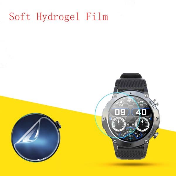 Soft Hydrogel Film Clear HD Transparent Protector Protective Guard Smart watch for Watch Cubot C21 D35MM 10pcs/lot