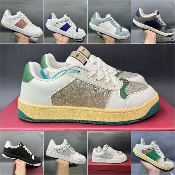 Canvas stripe designer shoes womens sneakers mens shoes luxury dirty shoes classic trainers crystal lace-up low flat platform tennis shoe fabric sports casual shoes