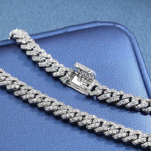 Fashion d Out Chains 6mm 1 Rows R Hip Hop Full Pave CZ Cuban Chain Necklace for Men Women Jewelry Party Gift W250620