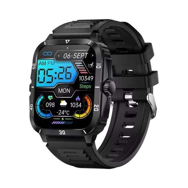 DHgargets Outdoor Smart Watch KT71 3AMT Waterproof Sports Tracker 1.96 Inch HD Screen BT Calling Smartwatch for Men Women 2024 New Arrival