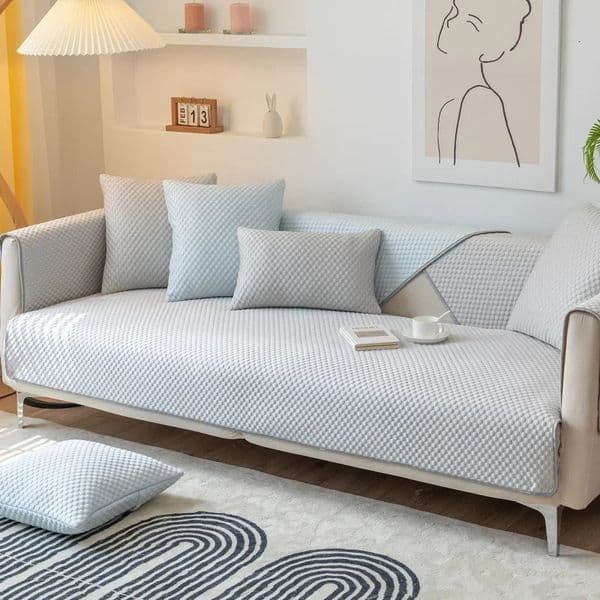 Ice Silk Sofa Cover Summer Cooling Sofa Mat Non-slip Couch Cushion Comfortable Universal Sofa Towel for Living Room Home 250618CJ