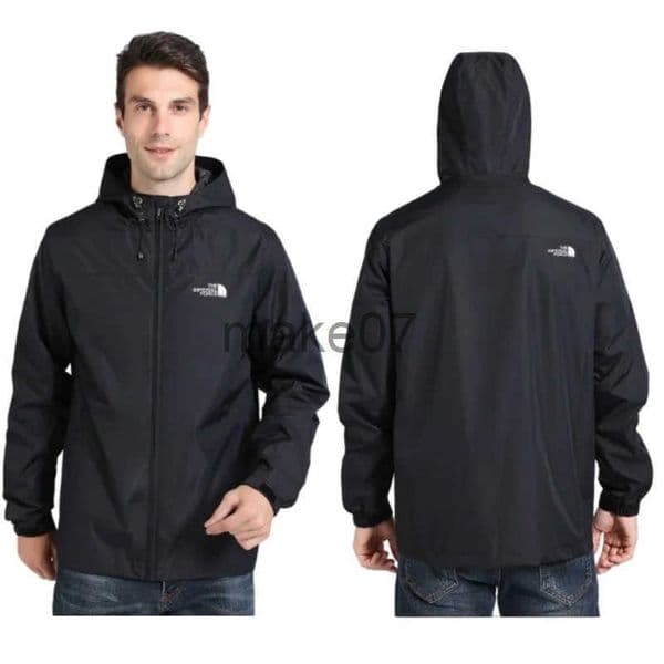 Mens Waterproof Hooded Jacket Lightweight Windbreaker Outdoor Sports Raincoat Comfortable and Stylish J250620