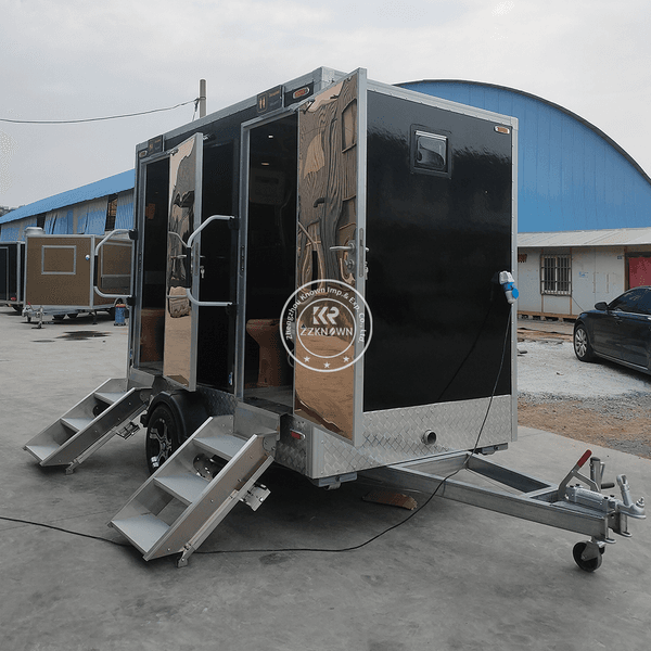 2025 Original Toilet Bathroom Mobile Price Vip Public Portable Luxury Restroom Trailer Portable Toilet Restroom Trailer