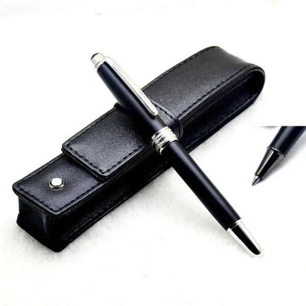 2026 Wholesale Promotion 163 Matte Black Rollerball Ballpoint Pen Fountain Pens Writing Office School Supplies With Series Free Shipping