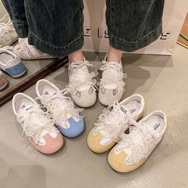 Ddmyoutdoor Mesh Lace Breathable Yellow German Training For Women New Summer Ballet White Shoes Casual Agan Sneakers Outdoor Shoes