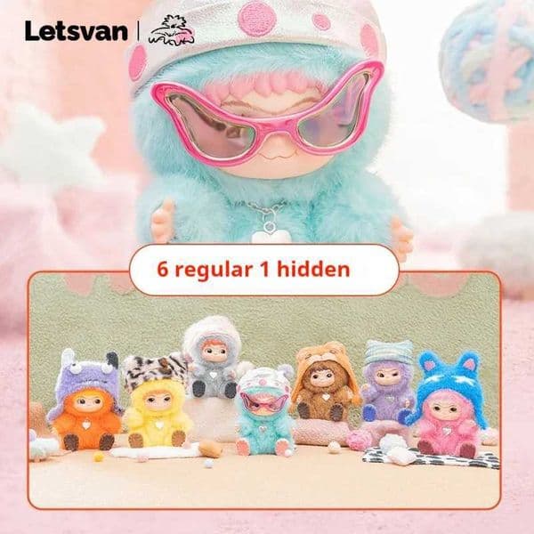 Wakuku Maomao Trendy Series Blind Box Handmade Cute Exquisite Desktop Model Ornament Plush Surprise Toy Mysterious Gifts Z250620