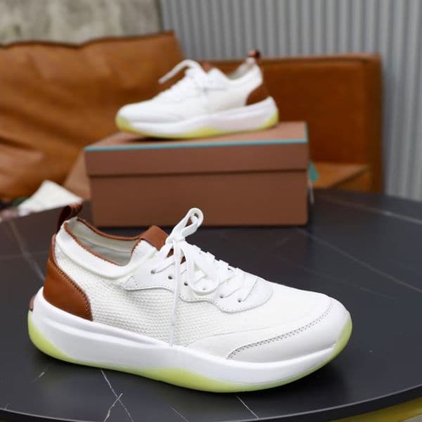 Top Quality Men 410 Walk Wish Sneaker Shoes Chunky Ultra-light Sole Water-repellent Breathable Rubber Outsole Trainers Luxury Footwear