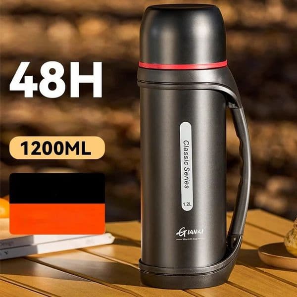 GIANXI 12L Large Capacity Kettle Outdoor Camping Thermos Travel Coffee Portable Vacuum Cup Cold Pot 250604
