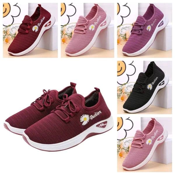 Ddmysports New Women S Air Mesh Coconut Shoes Breathable Lightweight Sports Sneakers Soft Soled Casual Flats Trendy Fashion Footwear Outdoor Shoes