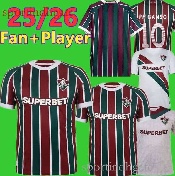 Brazil Team Jersey Fluminense Home Soccer Jersey: Marcelo, Andre, & T. Sia Football Shirt - Adult Sizes 2XL