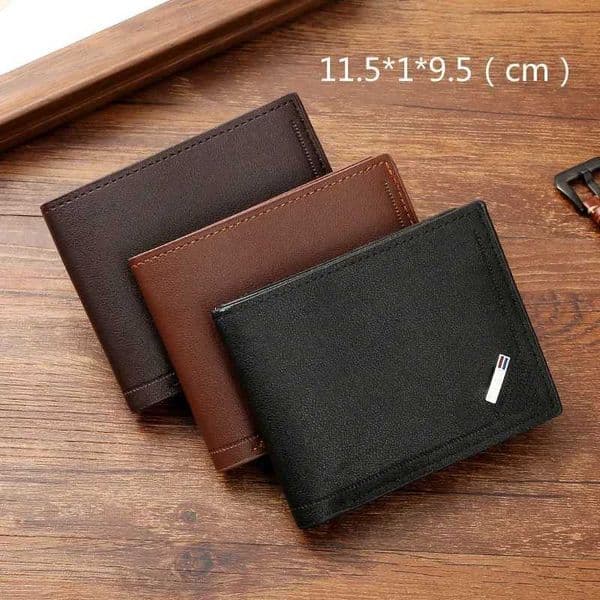 2025 yeni Erkek Ksa Frosted Leather Czdan ok Yuval Para Cebi Fotoraf Tutucu Kk Erkek Czdan W250620