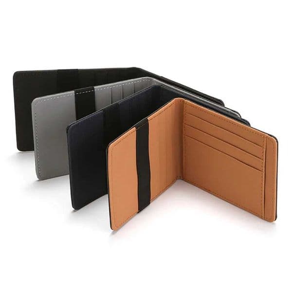 Men Credit Card Holder Minimalist RFID Blocking Wallet Card Holder Slim Wallet RFID Blocking Men Secure Faux Leather Bag Wallets W250620