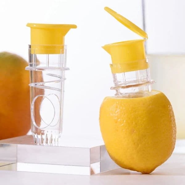 Manual Lemon Juicer Fruit Squeezer BuiltIn Filter Screw Top Juice for pinics 2025 250618z
