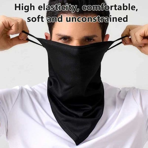 1Pc Men Summer Outdoor Sports Cycling Face Mask Neck Gaiter Hanging Protection Bandana Face Cover Neck Gaiter Mask XJ250620