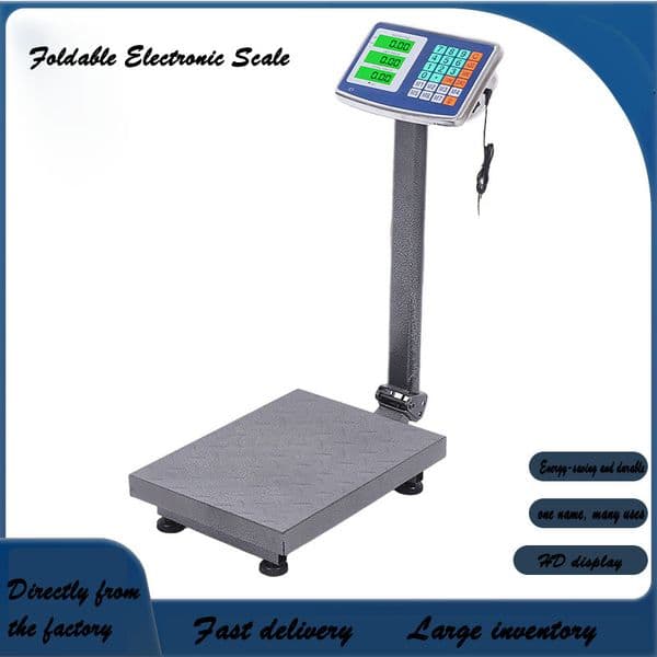 Weighing scale, commercial folding scale, commercial supermarket weight scale, electronic scale,