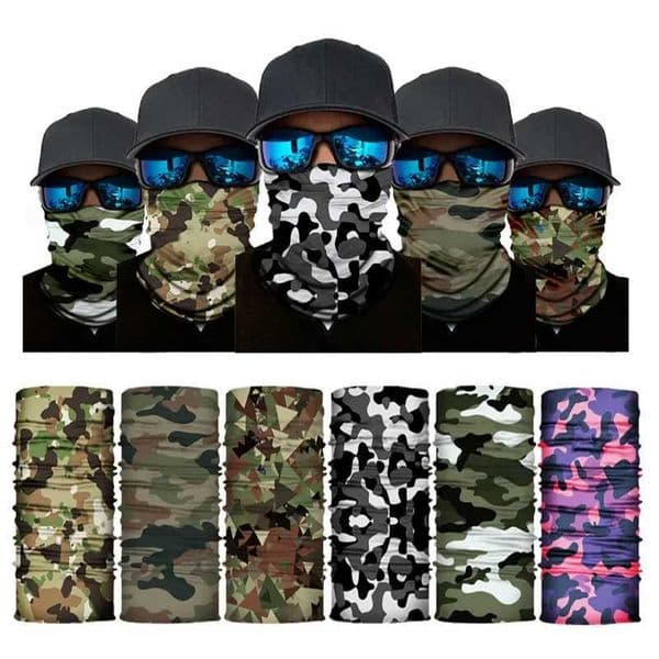 Gradient Outdoor Bicycle Face Mask Scarf Neck Cover Ring Mens Seamless Bandana Womens Headband Balaclava Tube Face Mask Scarf XJ250620
