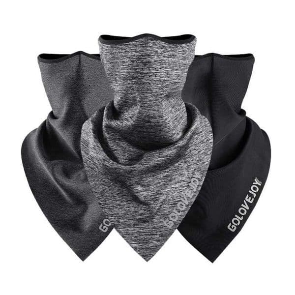 Winter Warm Cycling Face Cover Fleece Windproof Running Ski Mask Thermic Neck Warmer Scarf Balaclava Bandana Men Women Headgear XJ250620