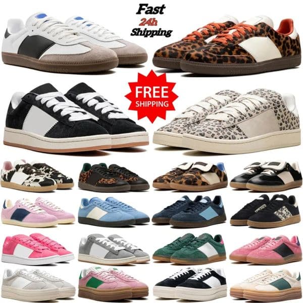 Designer Men Sandals Women Casual Shoes Suede Leather Sneakers Pony Green Light Blue Silk Red Pink White Black Gum hiking shoe Trainers Size Eur 36-45