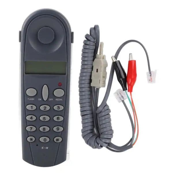 Telephone Butt Test Tester Lineman Tool Cable Set with Connectors and Joiner for HOUSE TELEPHONES test phone 250617