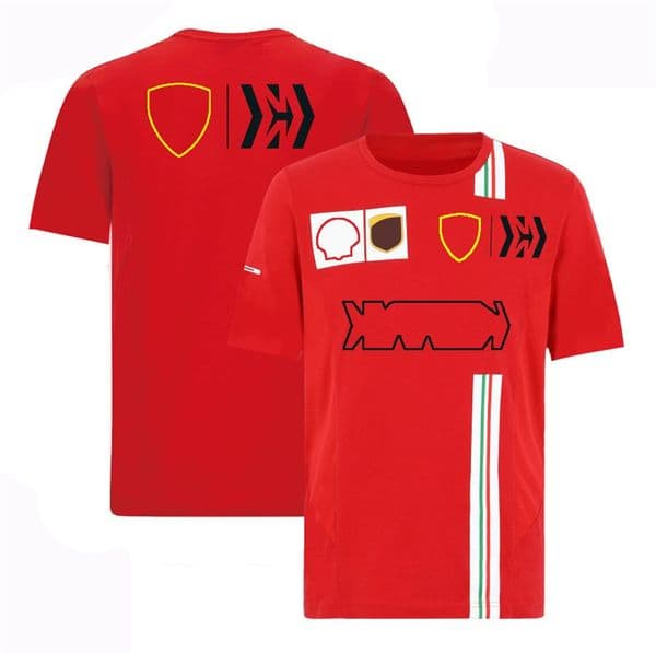 Motorcycle Gear F1 Team Formula 1 Racing Driver T-Shirt Car Fans Quick-Dry Breathable T-Shirts Summer Men ride gear Women Race Jersey Tee Tops Custom Free Ship