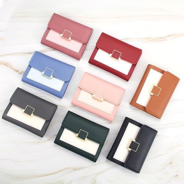 Free Shipping 2025 New Designer Bag New Women's Wallet Fashion Casual Women's Short 70% Off Wallet Coin Purse Clutch Card Holder Women's Wallet