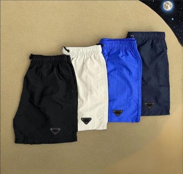 mens designer short triangle swimming trunks shorts Embroidery Men Letter Sports Shorts Casual Loose Style Drawstring Knee Length Brands Beach Q260514