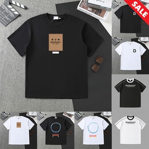 Mens tshirt designer fashion letter print round neck short sleeve Luxury couple t-shirt summer street men women casual black white tee clothing size XS-L