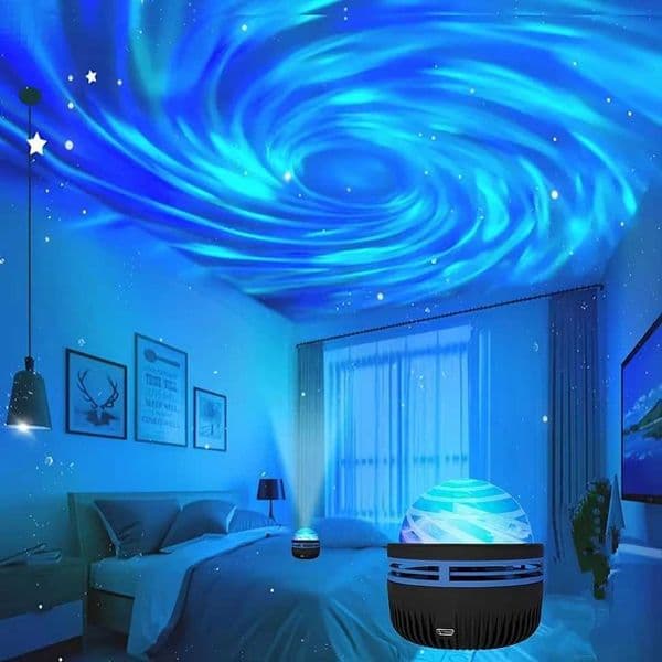LED Galaxy Projector Light Colorful Galaxy Sky Projector Bedroom Night Light Kids Room Decoration Christmas Party Decoration X250623