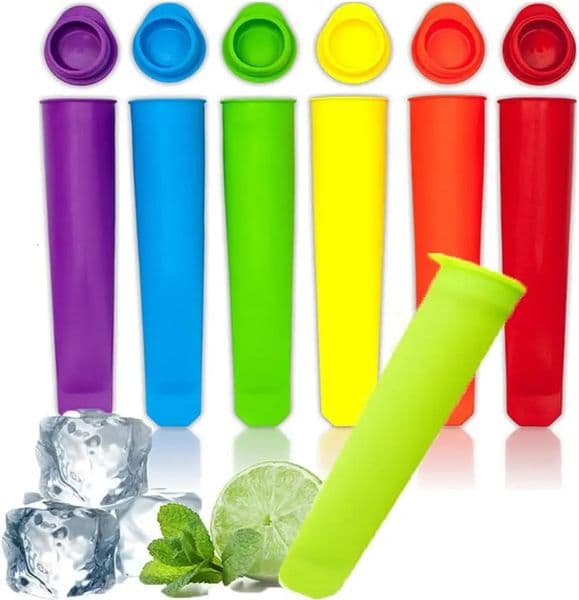 Silicone Popsicle Molds Reusable Ice Pop Molds For s DIY Frozen Popsicle Maker BPA Free Popsicle Tubes with Yogurt Sticks 250623BJ