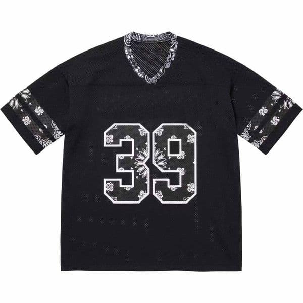 2026 New Fashion Bandana Football Jersey 39 Black White T Mens Top Casual Summer Tee Shirt Brand outdoor Jerseys US Size Free Shipping