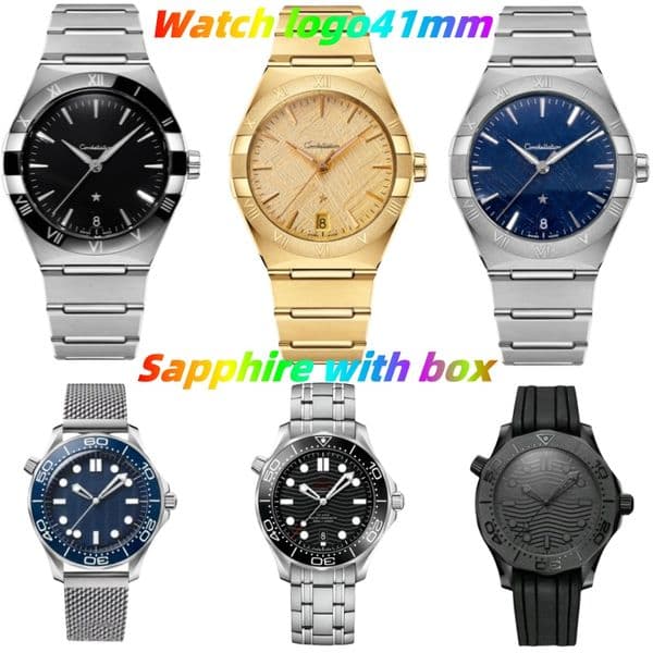men 2813 automatic mechanical ceramic 41mm full stainless steel men's swimming watch sapphire super luminous with box watches aaa
