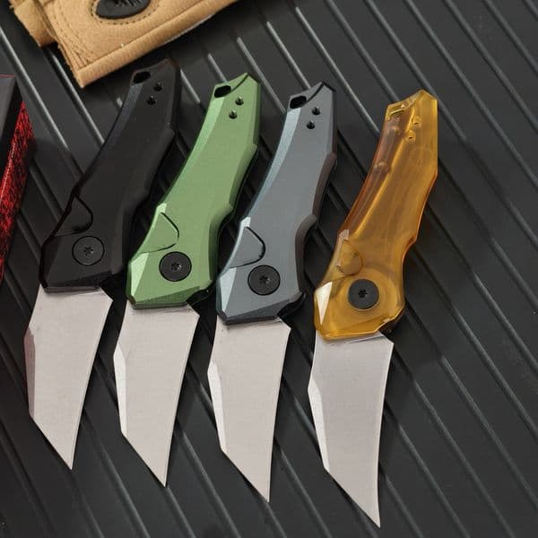 5 Colors KS 7350 Launch 10 Portable Folding 9Cr13Mov Steel Blade Aviation Aluminum Handle Outdoor Camping Survival Hunting Knife EDC Tool