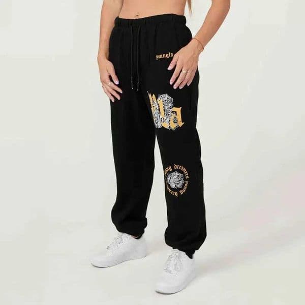 2025 American Sweatpants Gym Bodybuilding Running Training Pants Cotton Terry Printed Leggings X2506251