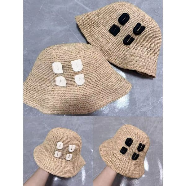 Designer Fashion Spring Summer Wide Brim Hats Bucket Hats Outdoor Cycling Running Women Men Sunscreen Caps Face Covering Sun Hats