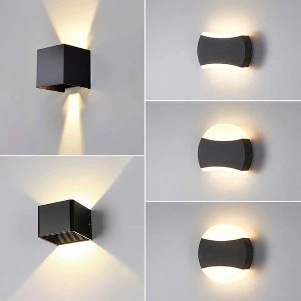 Outdoor Wall Light Waterproof IP66 12W 6W LED Wall Lamp Sconce Balcony Garden Decoration Lighting Lamp AC85-265V Home Lighting XJ250624