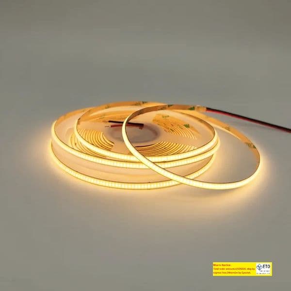 Wholesale COB Led Strip Dotless 480LEDs/m 12V 24V 90Ra Slim 5mm Flexible Led Strip Light For Home Lighting LL