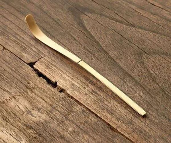 Retro Bamboo Matcha Scoop: Natural Wood Powder Spoon For Authentic Tea Ceremony B5