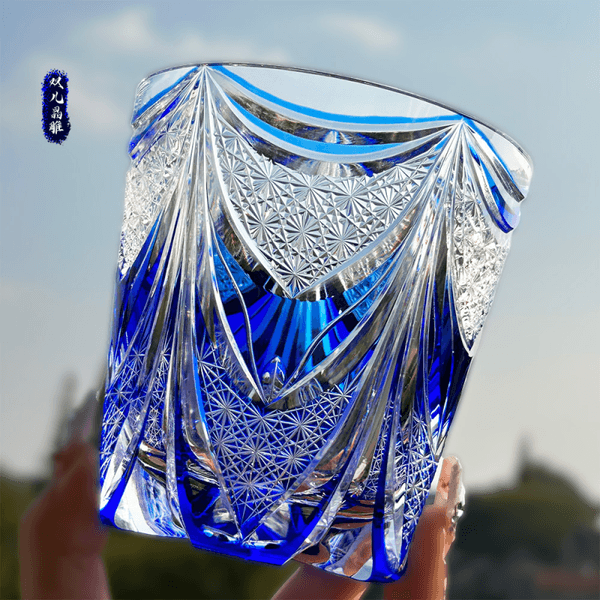 Qianfan Lead Material Glass High-End Water Cup, Whiskey Glass, Fashionable Foreign Wine Cup B2