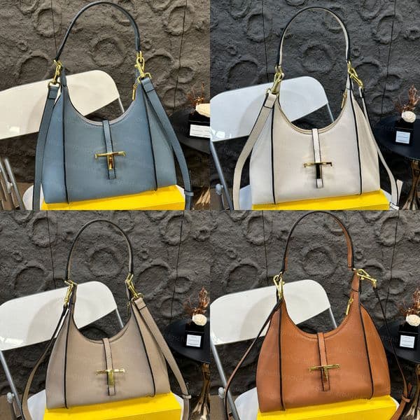 Shoulder Bags Underarm Hobo Shopping Designer Lxury Bag timeless Handbags T shaped metal fastener Crossbody Leather Women Handbag Purse