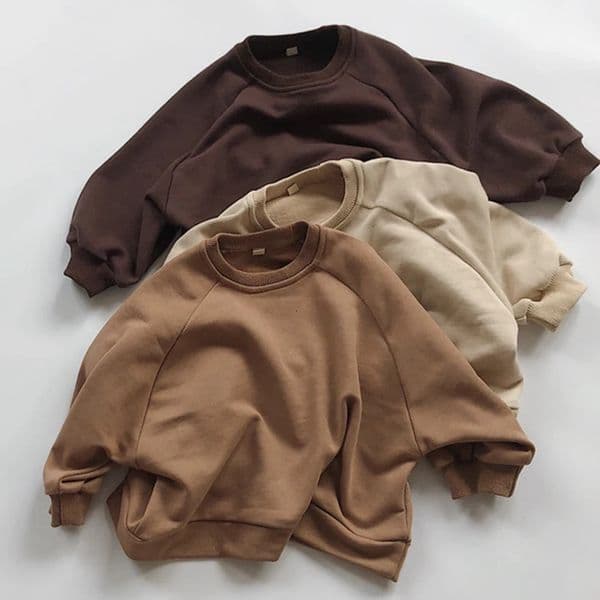 Children Clothing Japan Korean Style Autumn Spring Baby Girls Boys Casual Long Sleeve Sweatshirts T-shirt Kids Pullover Tops 250626