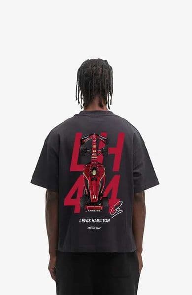 2025 Summer Latest Lewis Hamilton Animated Shirt Y2K Top T-Shirt Large Size Casual Cotton Printed Mens and Womens Top T-Shirt T250625