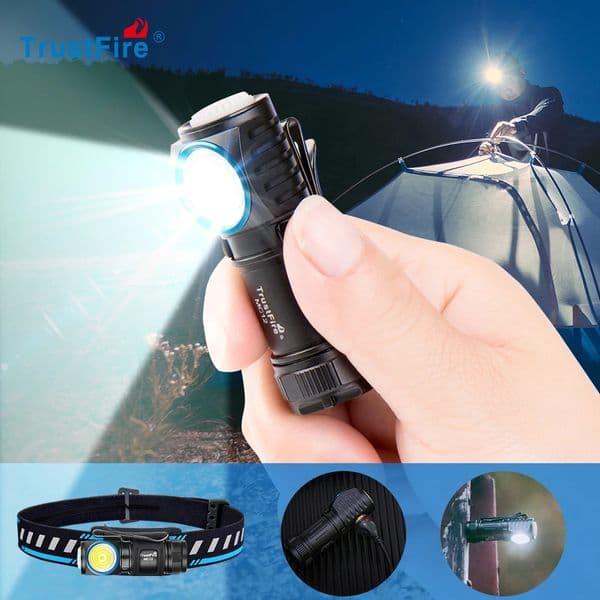 TrustFire MC12 EDC Powerful LED Headlamp 1000Lumens Magnetic Rechargeable Head Lamp XPL HI Camping Torch Flashlight 250624