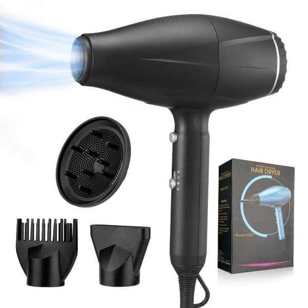 RESUXI 9267 2200W Hair Dryer Professional Powerful Hair Dryer Fast Heating Hot And Cold Adjustment Ionic Air Blow Dryer T250626