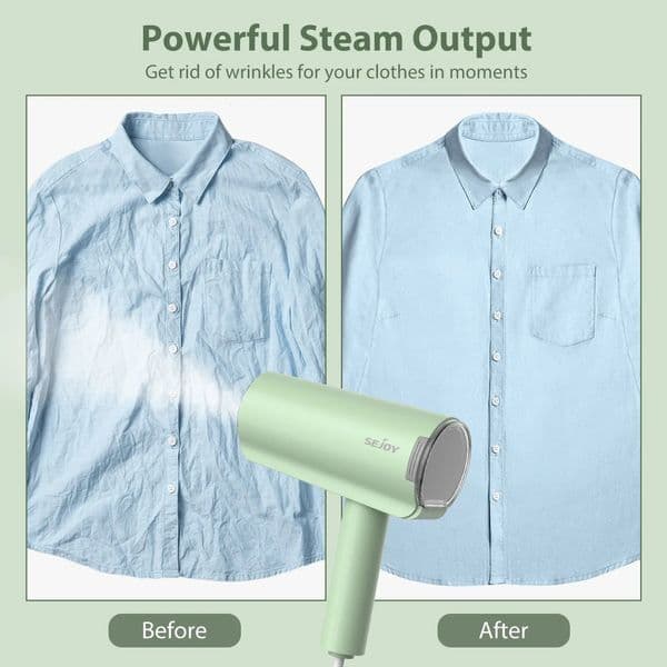 SEJOY Electric Hanging Steam Cleaner Garment Steamers Iron for Home Travel Mite Removal handheld Steamer Garment Ironing Clothes 250617