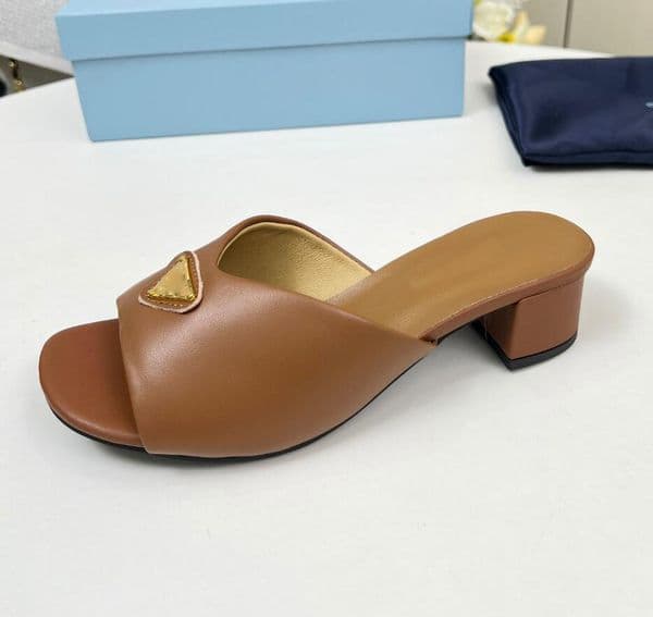 Summer nappa leather sandals Shoes Sparkling Leather Slide Flats Footwear Slip On Slippers Outdoor Walking EU35-43
